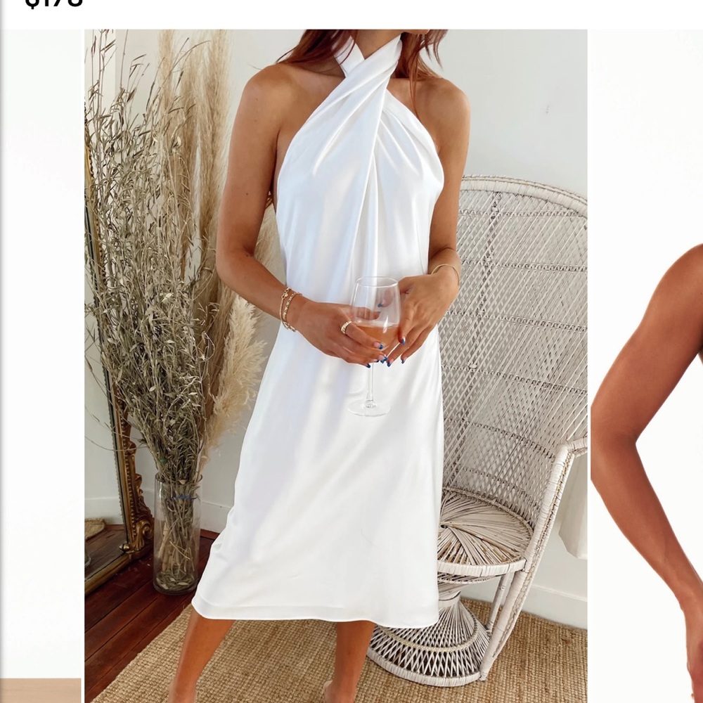 NWT Show Me Your Mumu Jasmine Halter Midi Dress - Large